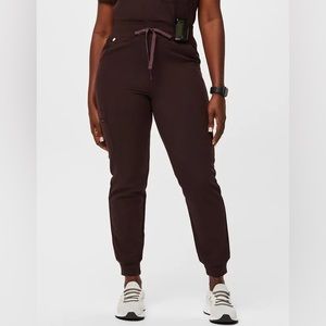 Figs Espresso Color High waisted Zamora scrub pants!